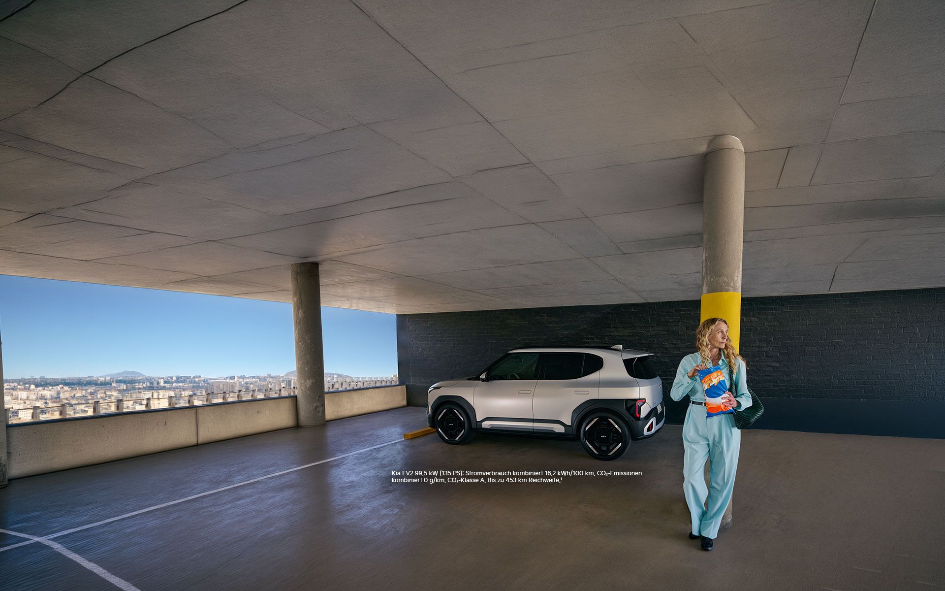 Der Kia EV2 Frontansicht