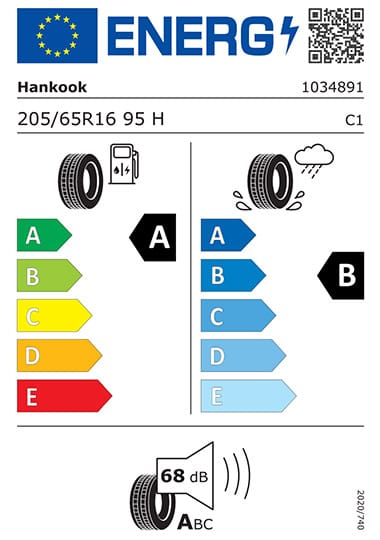 Kia Tyre Label Hankook